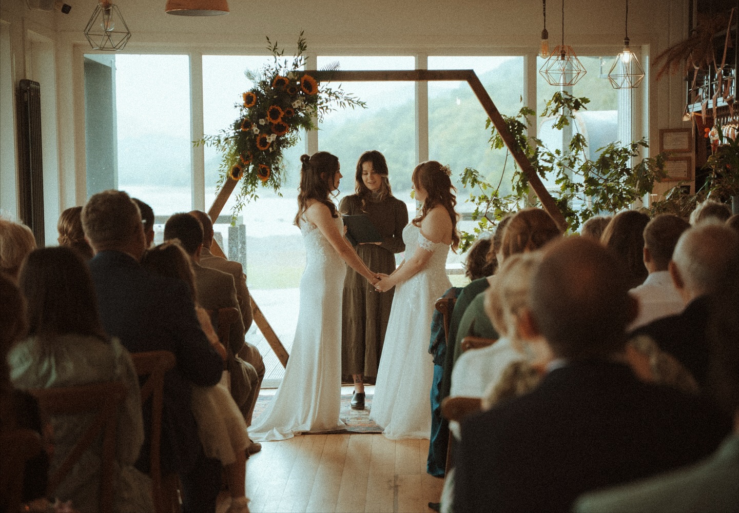 Sophie and Laura's wedding at Venachar Lochside