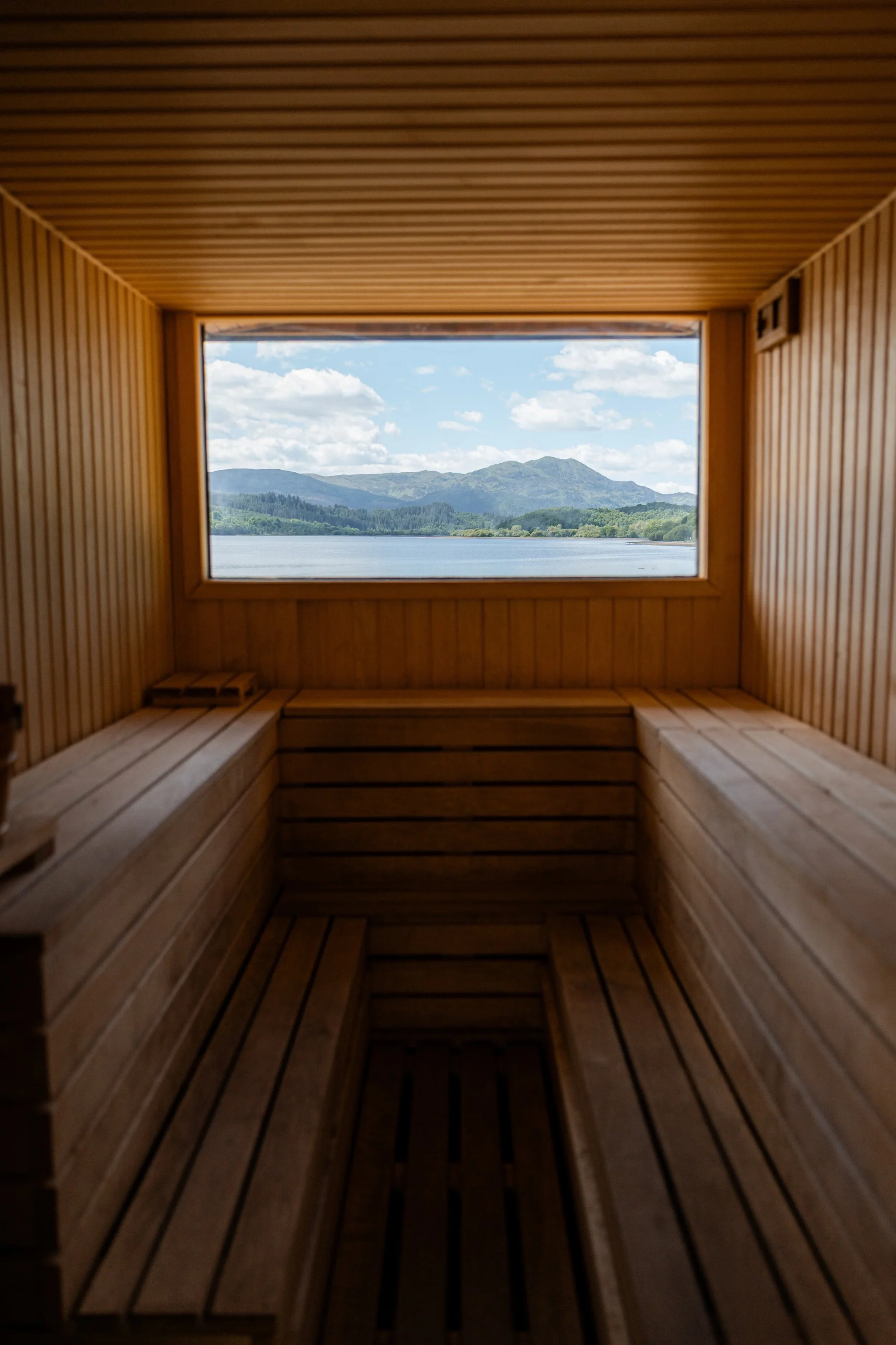 Sauna at dawn