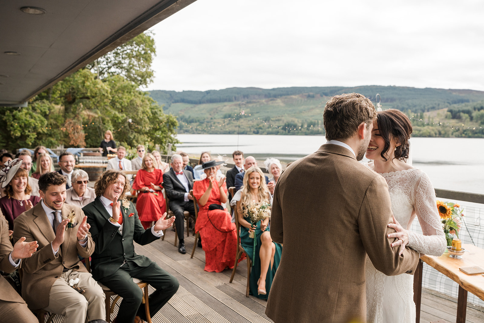 Decking ceremony over the water